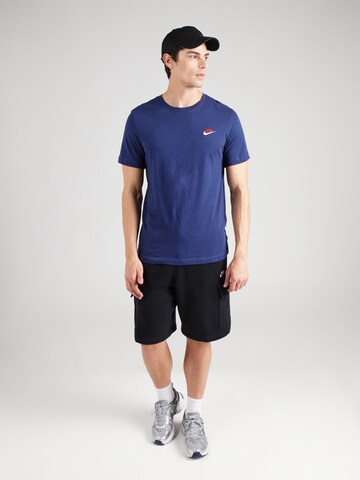 Nike Sportswear Μπλουζάκι 'CLUB' σε μπλε