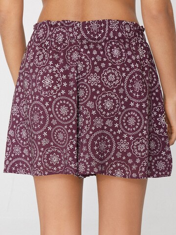 Tezenis Wide leg Pants in Purple