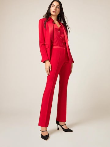 évasé Pantalon oltre en rouge