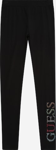 Skinny Leggings de la GUESS pe negru: față