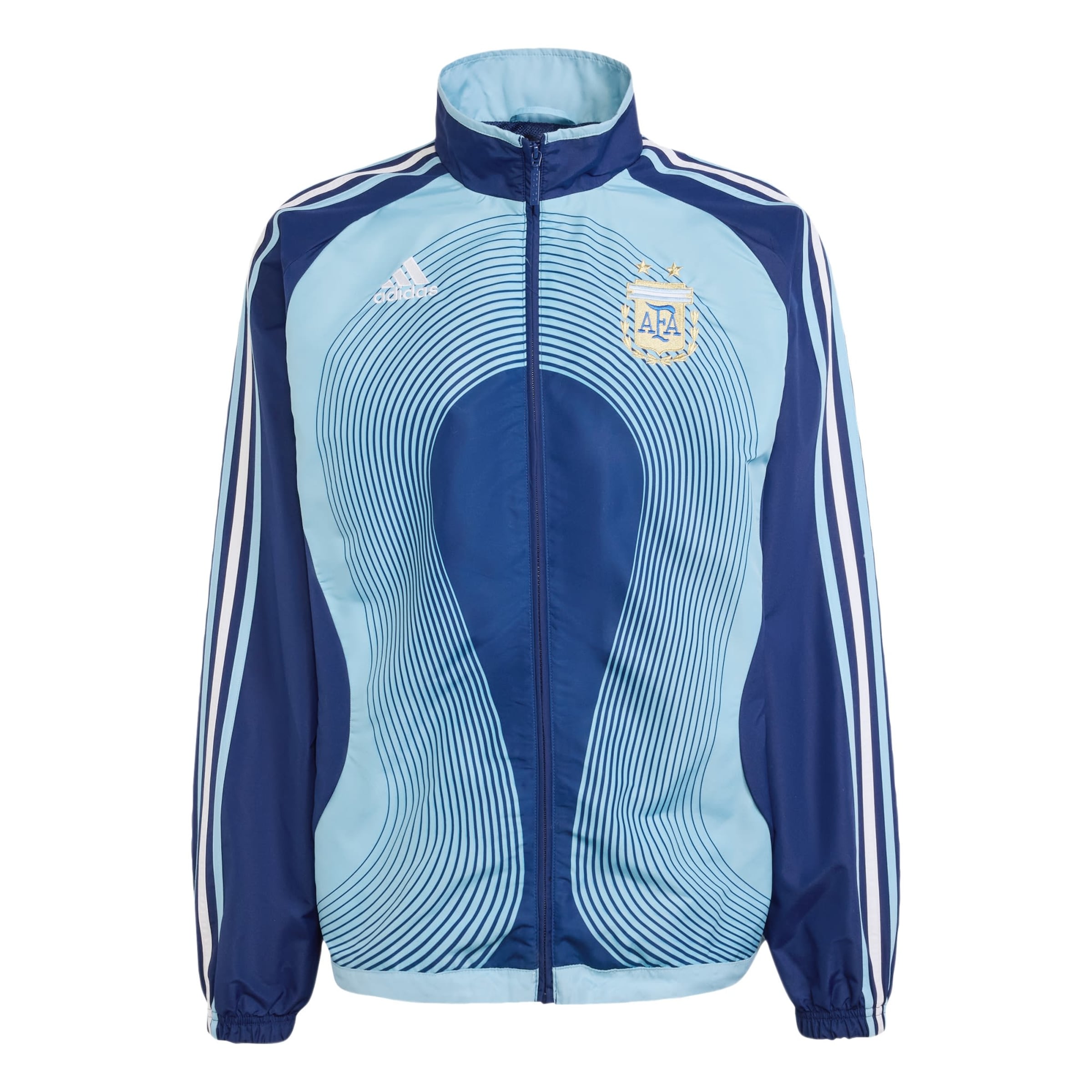 ADIDAS PERFORMANCE Sports jacket 'Argentinien 2006' in Light blue / Dark blue / Light yellow / White, Item view