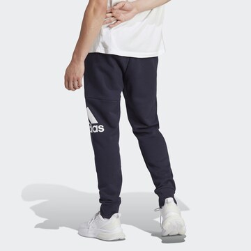 ADIDAS SPORTSWEAR Tapered Sportbroek 'Essentials' in Blauw