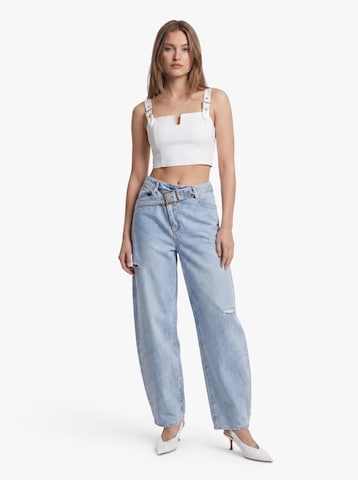 Wide leg Jeans 'Elin' de la Hoermanseder pe albastru
