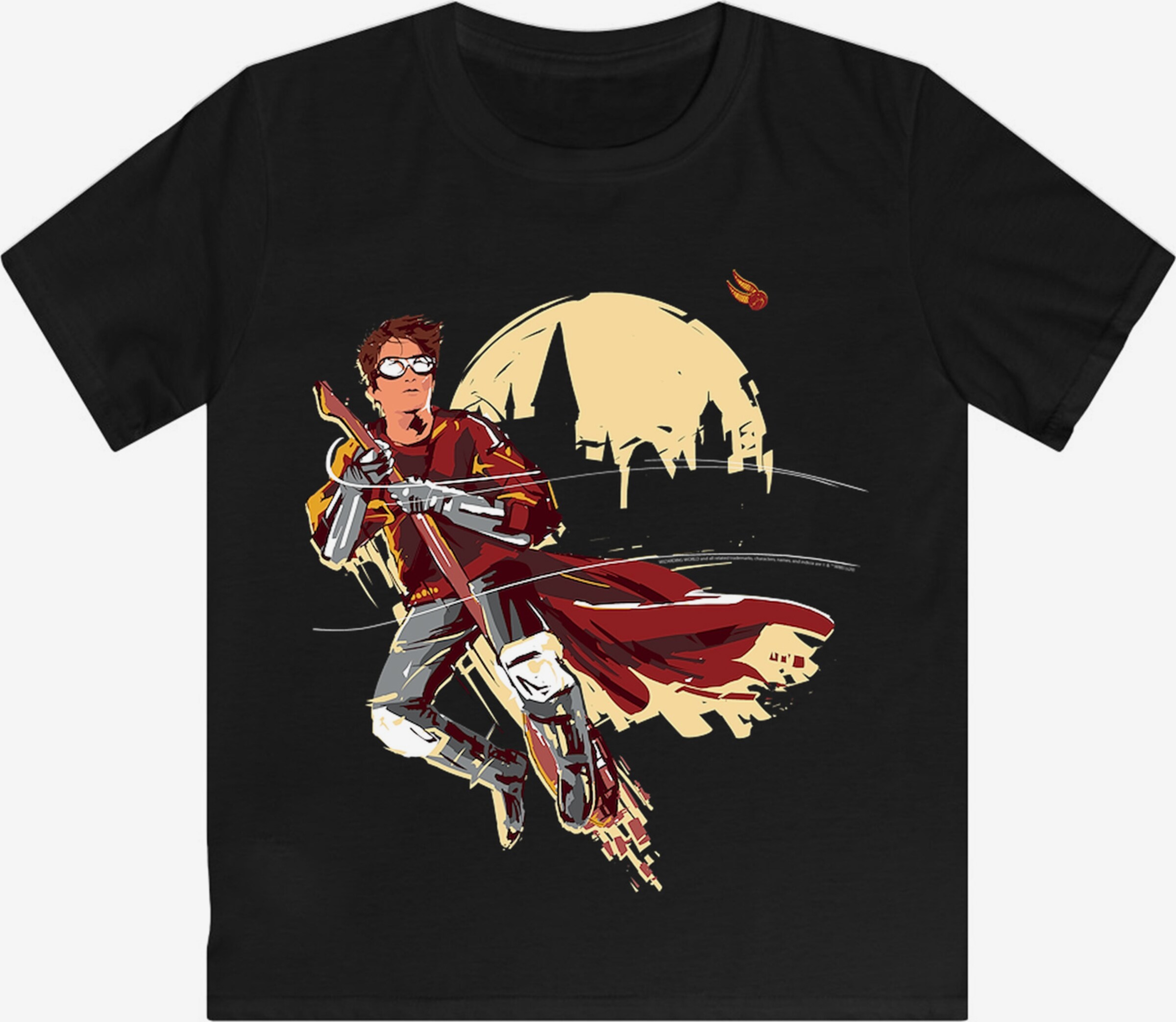 F4NT4STIC T-Shirt \'Quidditch YOU ABOUT in Schwarz Sucher\' 