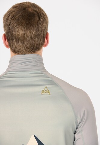 SOS Funktionsshirt 'Stratos' in Grau