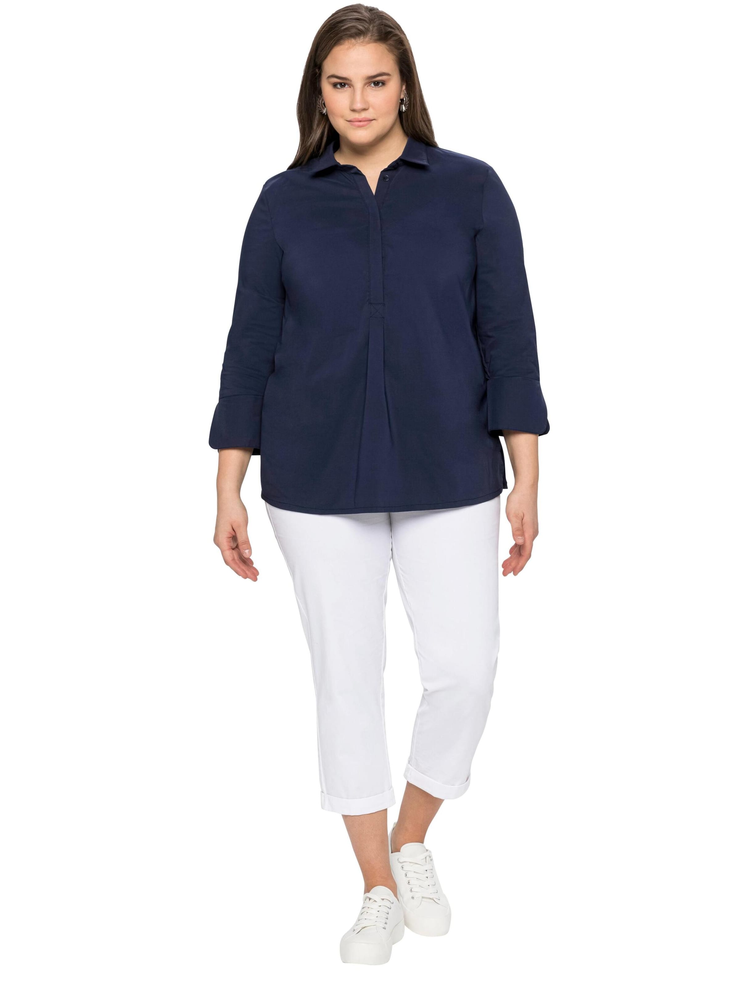 Slimfit Pantaloni di SHEEGO in bianco