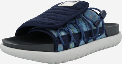 Nike Sportswear Pantolette 'ASUNA' in navy / hellblau, Produktansicht