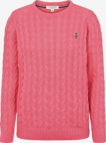 U.S. POLO ASSN. Neulepaita ' Madeline ' värissä vaaleanpunainen: etupuoli