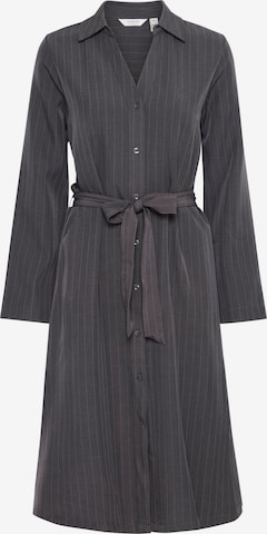 Robe-chemise 'BYMMMIDDE' b.young en gris : devant