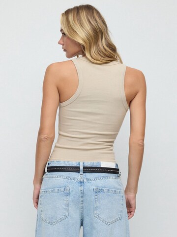 No Matter What Top in Beige