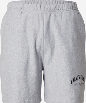 Calvin Klein Jeans Szabványos Nadrág - szürke: elől