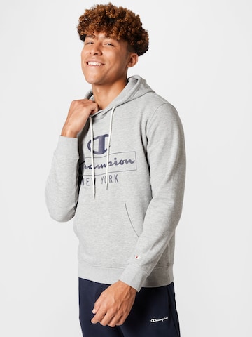 Champion Authentic Athletic Apparel Sweatshirt in Grey: front