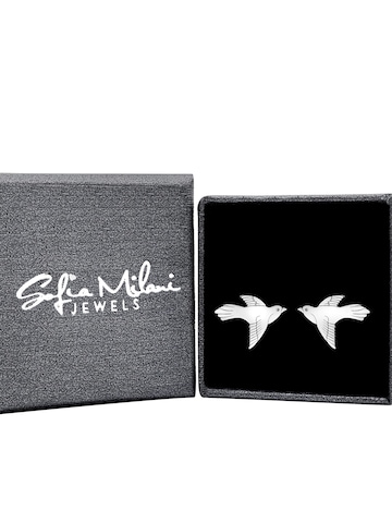 Sofia Milani Earrings 'Bird' in Silver