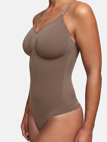 cfab Shaping bodysuit 'Bodysuit Sculpting Shapewear mit Slip' in Brown
