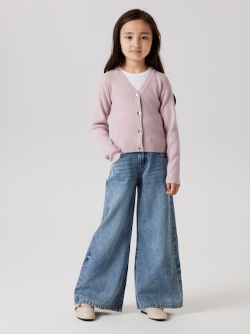 NAME IT Gebreid vest in Lila