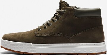 TIMBERLAND Veterboots in Groen: voorkant