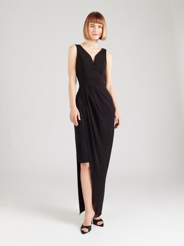 WAL G. - Vestido de festa 'ISLA' em preto: frente