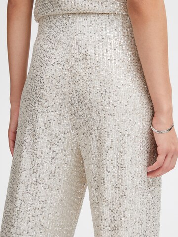 ICHI Loosefit Hose 'Fauci' in Beige