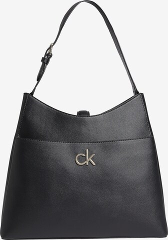 Calvin Klein Shoulder Bag in Black: front