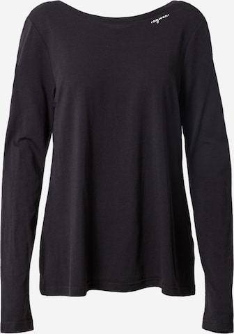 Ragwear - Camiseta 'SUELTA' en negro: frente