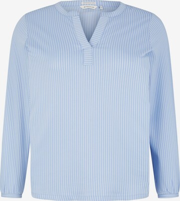 Tom Tailor Women + Blouse in Blauw: voorkant