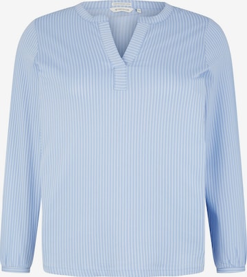 Tom Tailor Women + Blouse in Blue: front