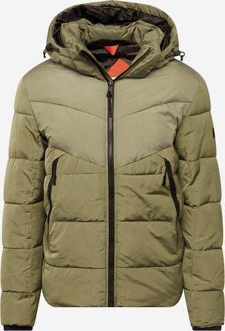 TOM TAILOR DENIM Between-Season Jacket in Green: front