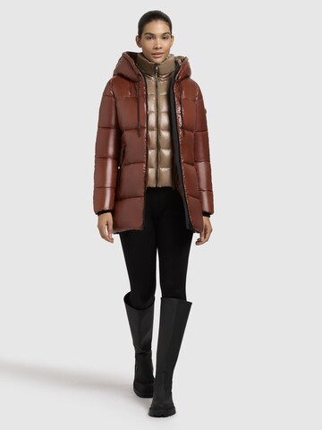 Manteau d’hiver ' Grana-YM ' khujo en marron