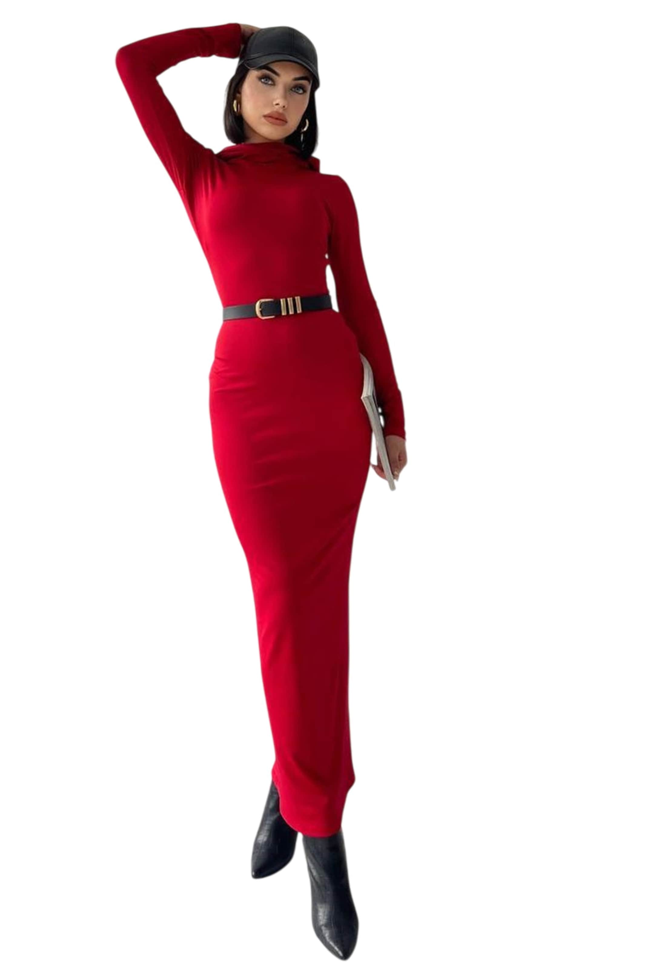 WOMAN VISION Kleid in Rot
