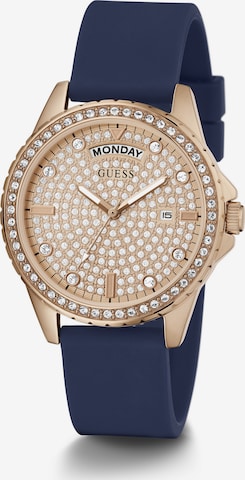 GUESS Analoog horloge ' LADY COMET ' in Blauw