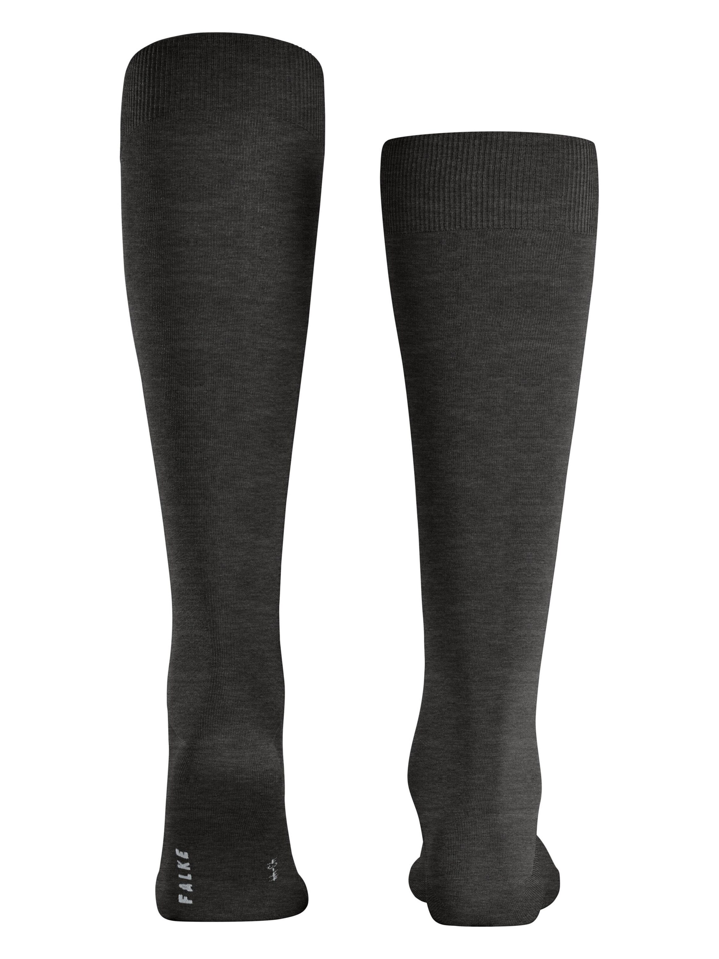 FALKE Knee High Socks 'ClimaWool' in Grey