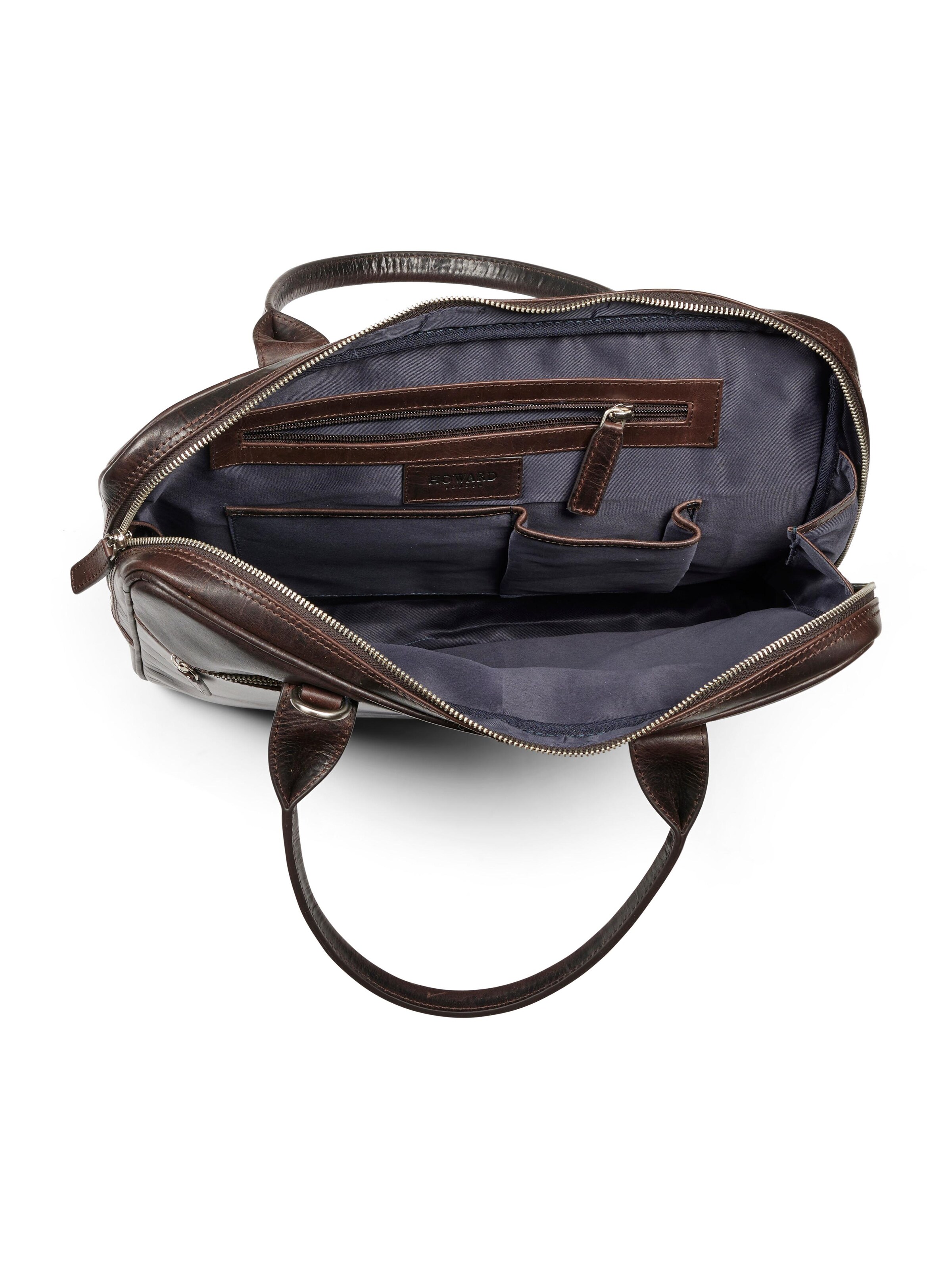 Howard London - Bolsa para portátil en marrón