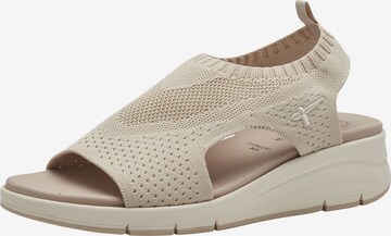 TAMARIS Sandaal in Beige: voorkant