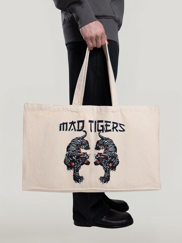 MAD TIGERS Shopper '2 Tigers-Beige' in Beige