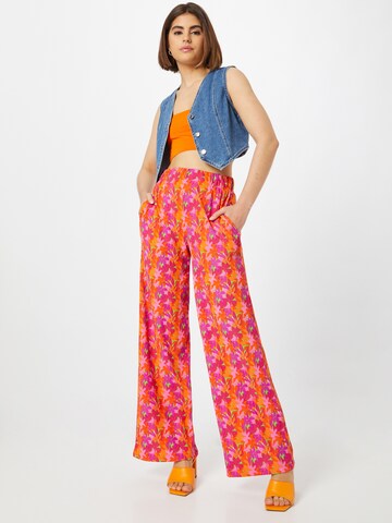 Gina Tricot Wide leg Pants 'Channa' in Mixed colors