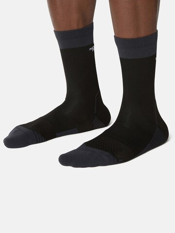 THE NORTH FACE Sportovní ponožky 'TRAIL RUN SOCK CREW' – černá: přední strana