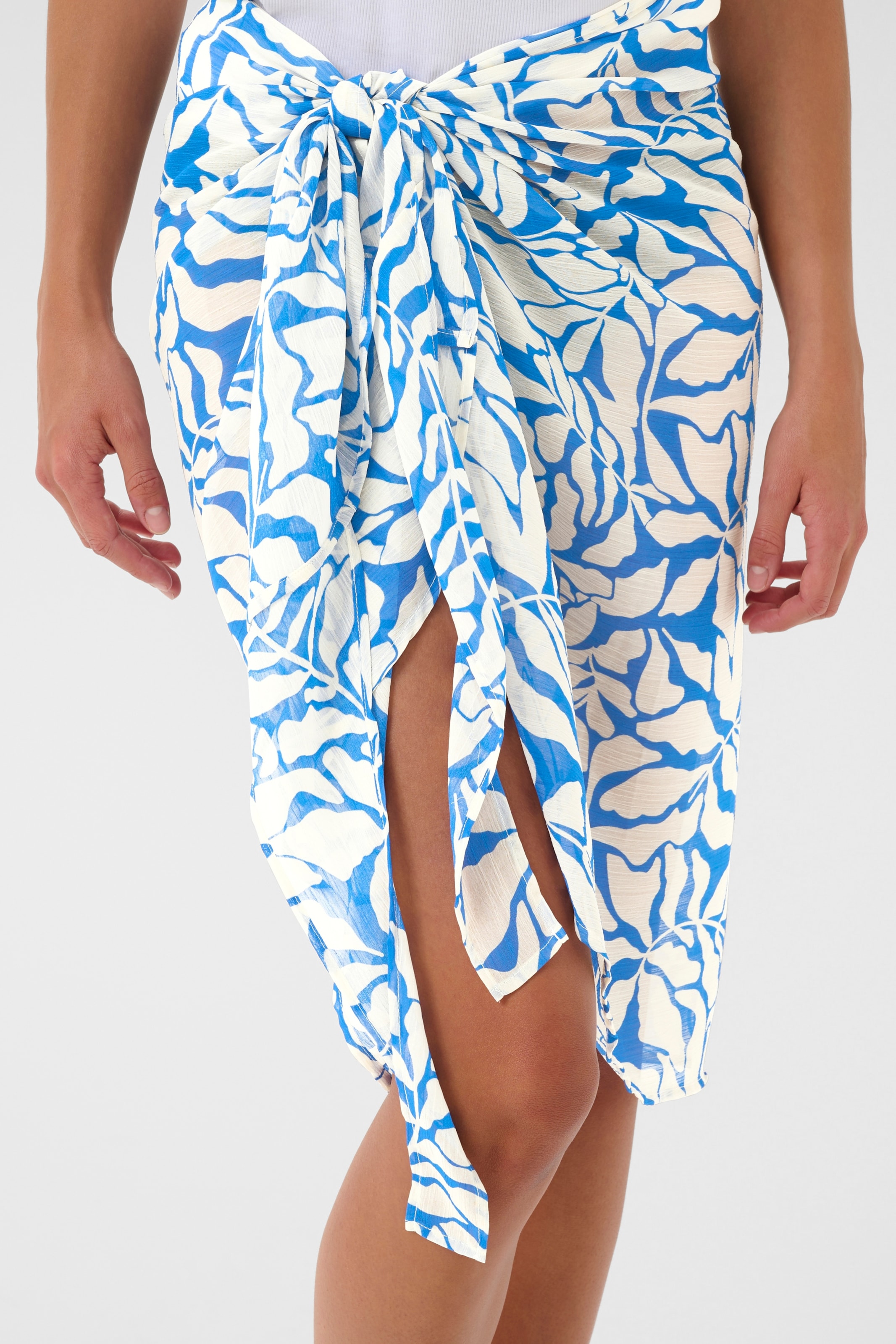 Kaffe Rok in Blauw