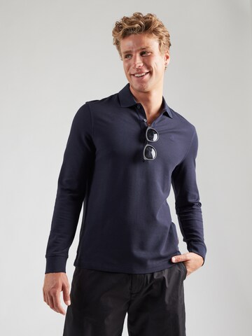 T-Shirt bugatti en bleu : devant