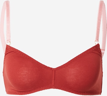 Dora Larsen Triangle Bra 'ROSALIE' in Red: front