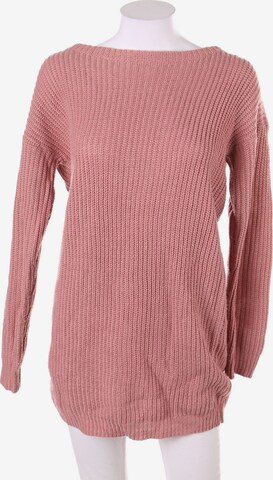 Missguided Sweater & Cardigan in S in Pink: front