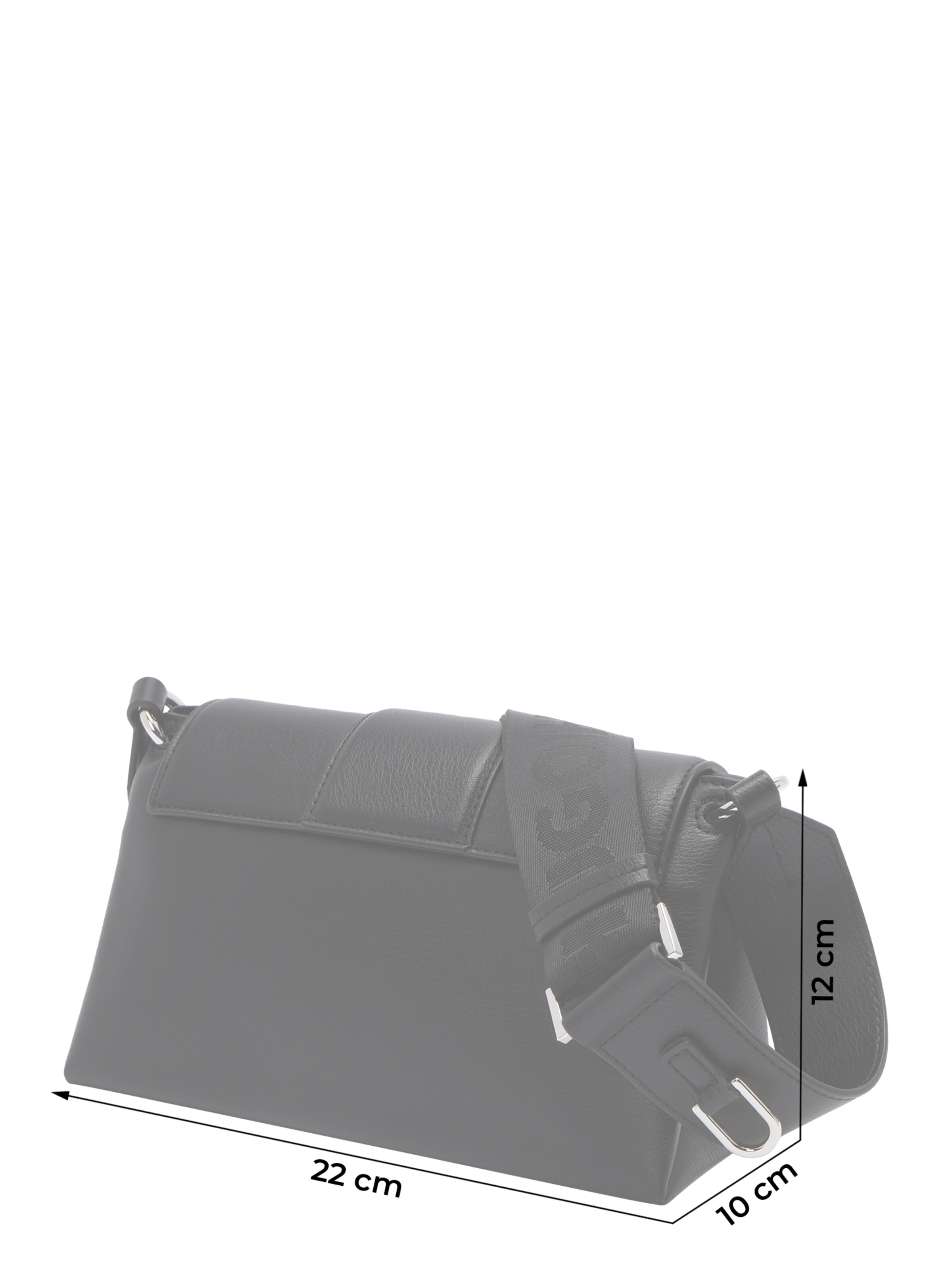 HUGO Õlakott 'Mel 2.0', värv must