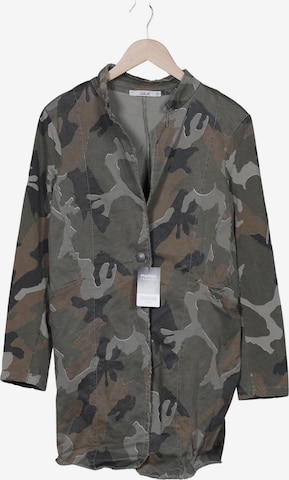 iSilk Mantel L in Grün: Vorderseite