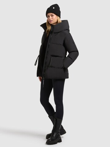 khujo Wintermantel 'ELLIS'‌‌ in Schwarz