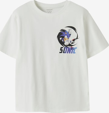NAME IT Shirt 'NKMFitus Sonic' in White: front