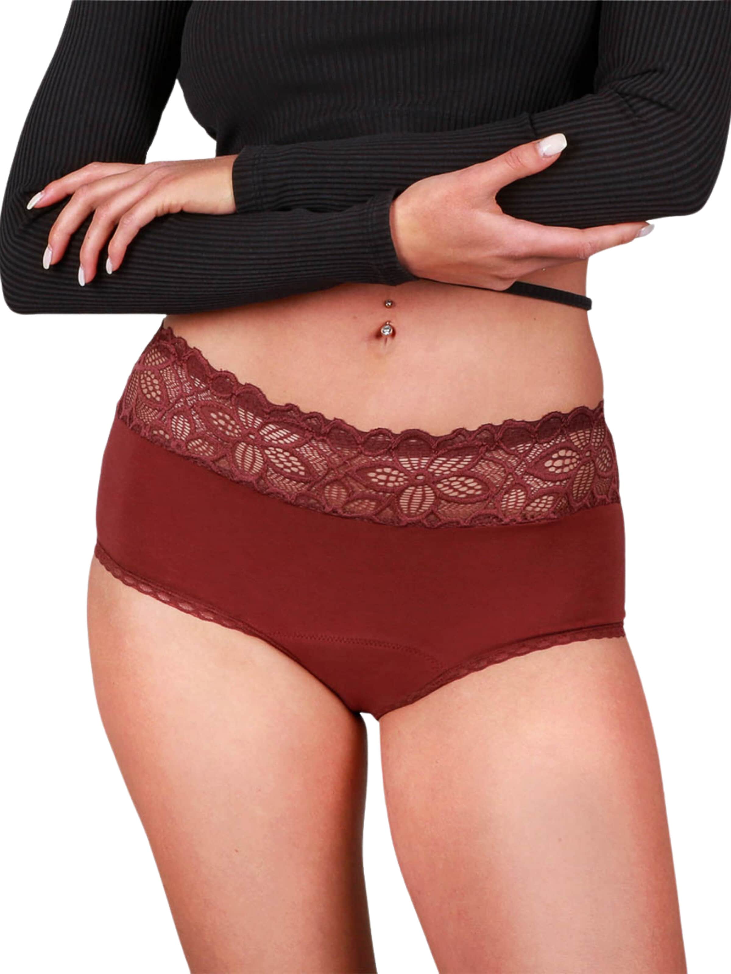 Taynie Panty 'Periodenunterwäsche Deluxe ultra' in Red: front