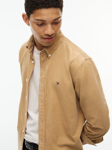 TOMMY HILFIGER Regular fit Overhemd in Beige