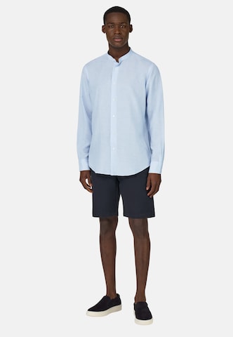 Boggi Milano Regular Fit Hemd in Blau