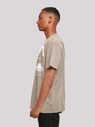 T-Shirt 'Classic Space Shuttle' F4NT4STIC en beige