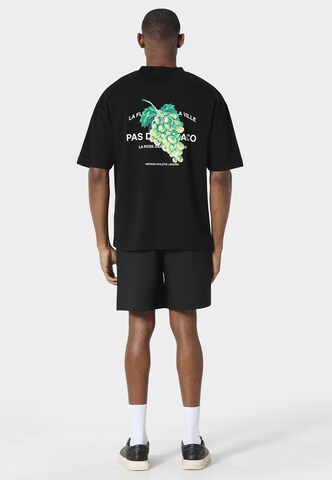 T-Shirt 'Verde' Pas De Monaco en noir
