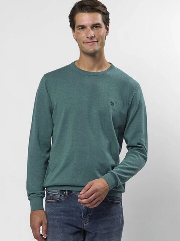 U.S. POLO ASSN. Neulepaita ' Adair ' värissä vihreä: etupuoli